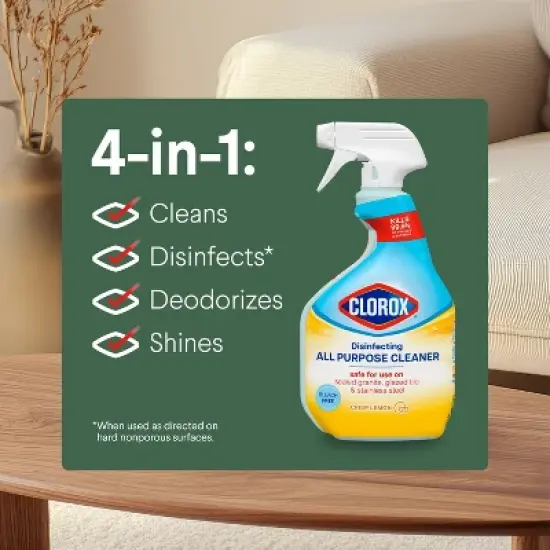 Clorox Lemon All Purpose Liquid Cleaner Refill image {2}