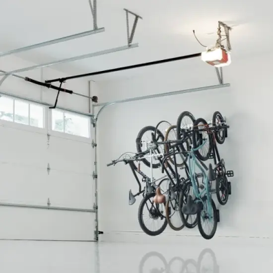 Delta Cycle 6 Bike Rail Garage Bike Wall Mount image {3}