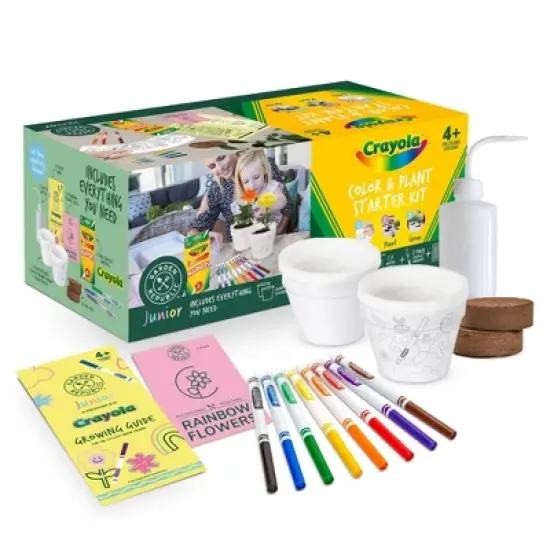Garden Republic Jr. Crayola Color and Plant Starter Grow image {7}