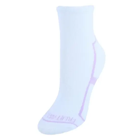 Fruit of the Loom Women's Cool Zone Cotton Cushioned Ankle Socks (6 Pair Pack) image {5}
