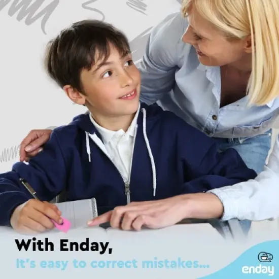 Enday Pencil Eraser Pink Pearl image {4}