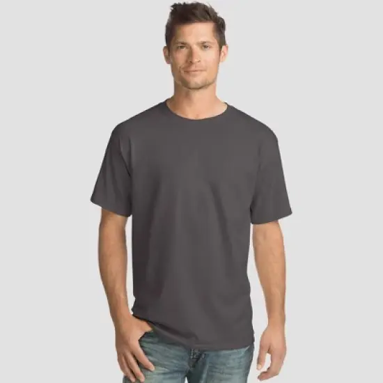 Hanes Men's Essentials Short Sleeve T-Shirt 4pk image {14}