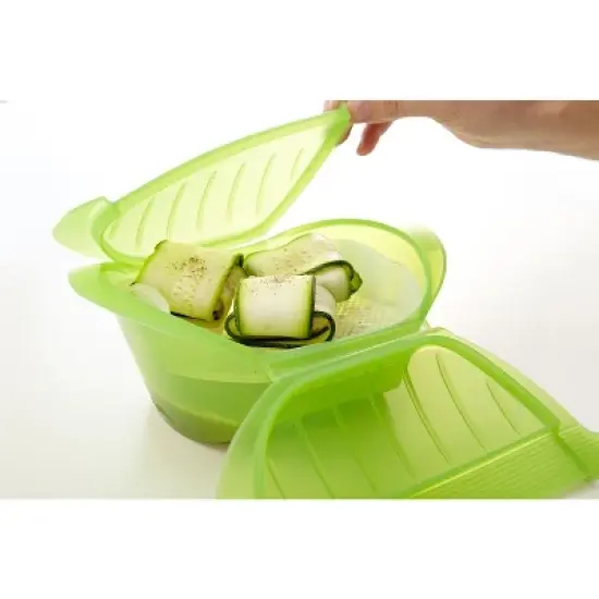 Lekue 1-2 Person Deep Steam Case With Tray image {3}