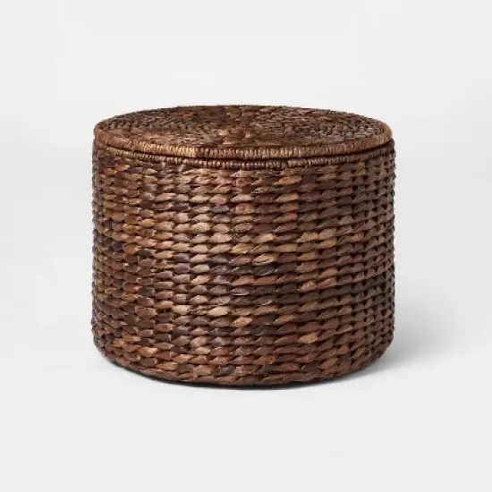 Woven Storage Ottoman Espresso - Threshold&trade; designed with McGee image {2}