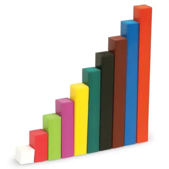 Learning Resources Cuisenaire Rods Multipack Wood, Set of 6 image {2}
