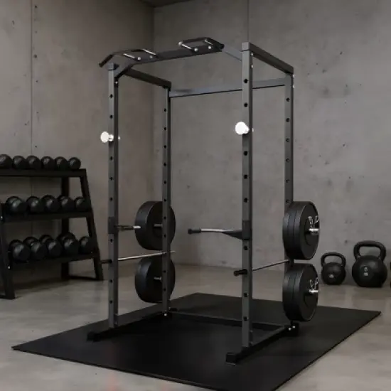 1100LB Capacity Power Rack with Pull-Up Bar, Squat Rack for Home Gym, Power Cage image {5}