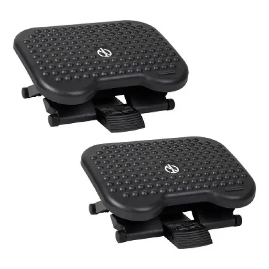 Mind Reader 2pk Adjustable Height Ergonomic Foot Rest image {4}