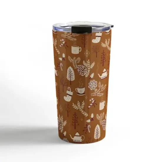 Pimlada Phuapradit Christmas Woods 2 20 oz Stainless Steel Travel Mug - Deny Designs image {4}
