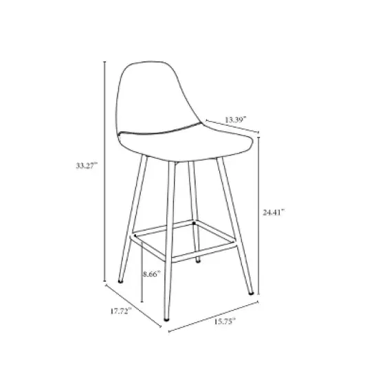 Copley Upholstered Counter Height Barstool - Project 62&trade; image {11}