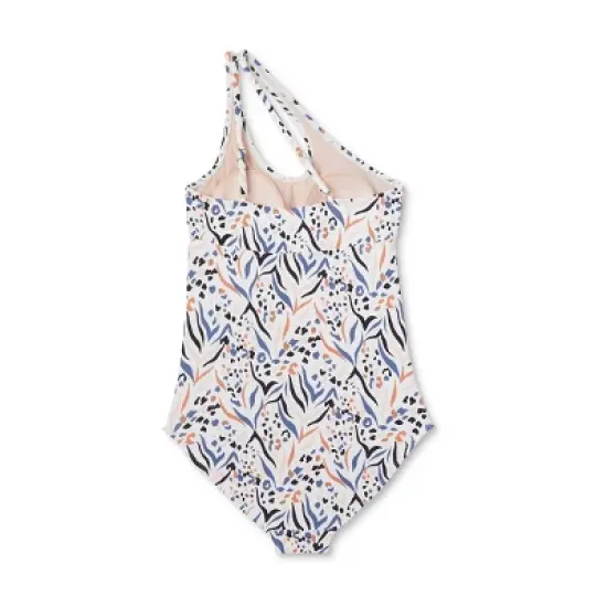 Asymmetrical One Shoulder Cutout Maternity Swimsuit - Isabel Maternity by Ingrid & Isabel&trade; Animal Print image {3}