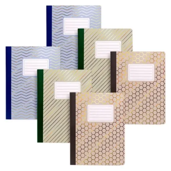 Pukka Pads Haze B5 Composition Book, 7" x 10", 3 Per Pack, 2 Packs image {8}