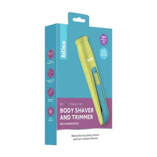 bliss rechargeable Pocket shaver Face & Body - Lime image {4}