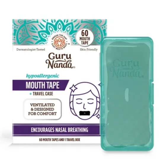 GuruNanda Mouth Tape with Travel Cases - 60ct image {8}