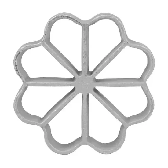O'Creme Rosette-Iron Mold, Cast Aluminum Large Floral Shape image {2}