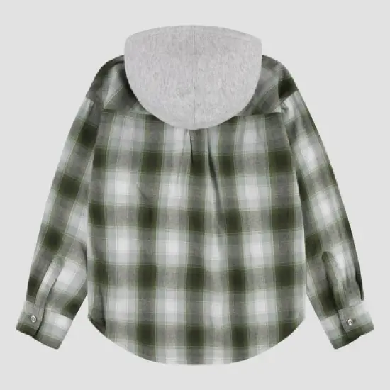 Levi's&reg; Girls' Hooded Flannel T-Shirt image {1}