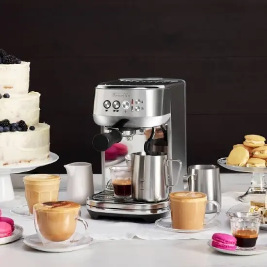 Breville Bambino Plus Stainless Steel Espresso Maker Silver BES500BSS image {17}