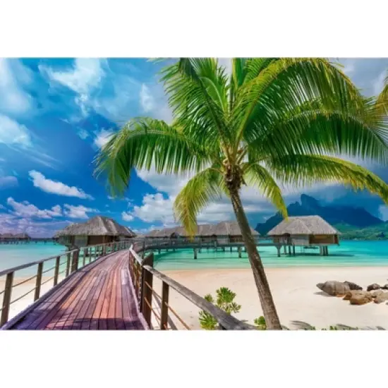 Trefl Wanderlust: Paradise Beach Bora Jigsaw Puzzle - 1000pc image {2}