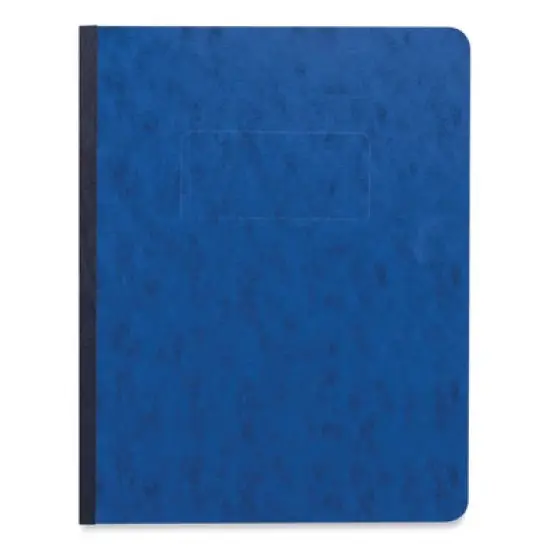 Universal Two-Piece Prong Fastener Pressboard Report Cover - 8.5" x 11" - Dark Blue image {4}
