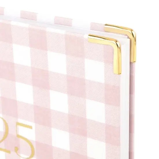 Sugar Paper Essentials 2025 Weekly/Monthly Planner 5.125"x8.188" Pink Buffalo Check: Adult Stationery, Non-Toxic, Acid-Free image {3}