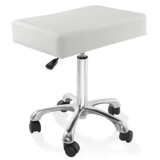 Saloniture Rolling Hydraulic Salon Stool with Large Seat - Adjustable Swivel Spa Chair with Wheels image {8}