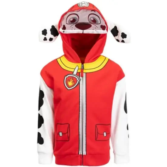 Paw Patrol Rubble Chase Skye Fleece Zip Up Pullover Hoodie Toddler to Little Kid image {8}