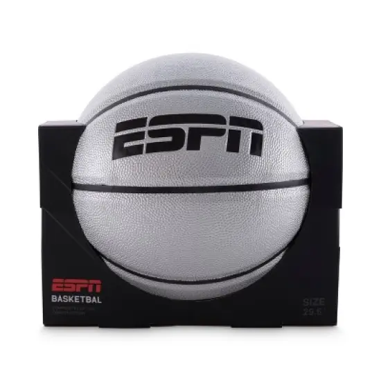 ESPN Silver Basketball 29.5" (TV Ball) image {1}