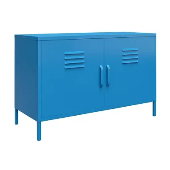2 Door Cache Metal Locker Accent Cabinet - Novogratz image {9}