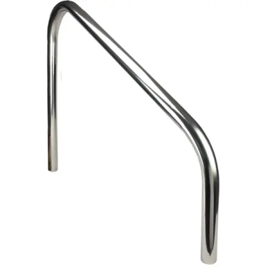 Pool Central Curved Handrails Swimming Pools 2pc 38" - Silver image {2}