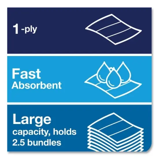 Tork Advanced Multifold Hand Towel, 1-Ply, 9 x 9.5, White, 250/Pack, 16 Packs/Carton image {7}