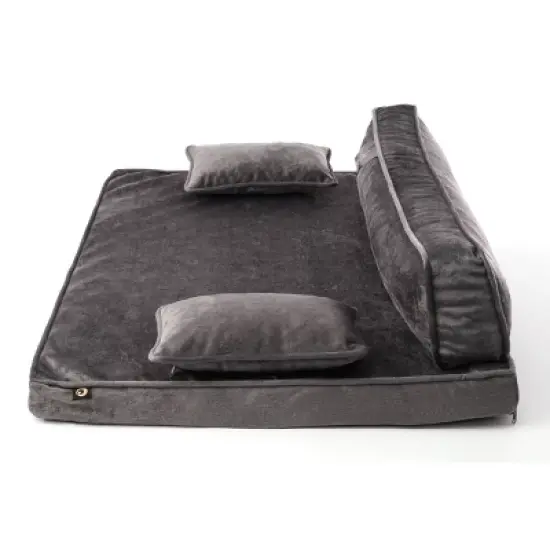 Precious Tails Modern Sofa Cat and Dog Bed - M - Gray image {2}