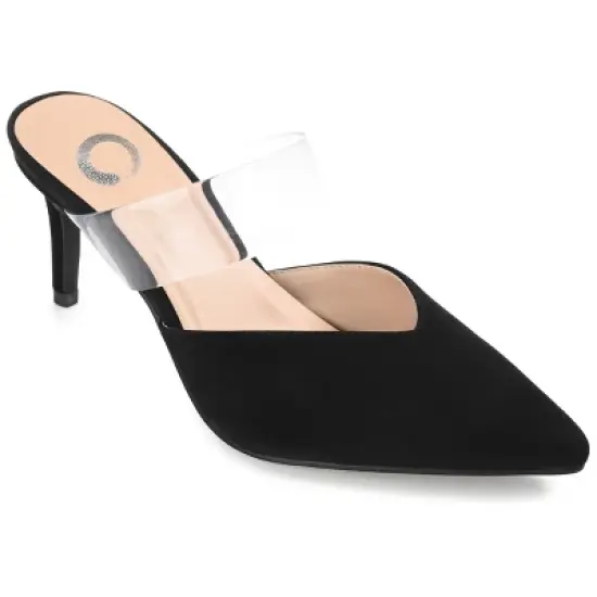 Journee Collection Womens Ollie Mules Low Stiletto Pointed Toe Pumps image {9}
