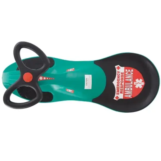 Toy Time Ambulance Wiggle Car Ride-On Toy - Green image {4}