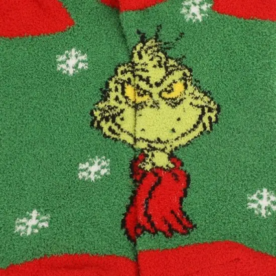 The Grinch AOP Big Face Womens Ankle Socks 3 Pack image {4}