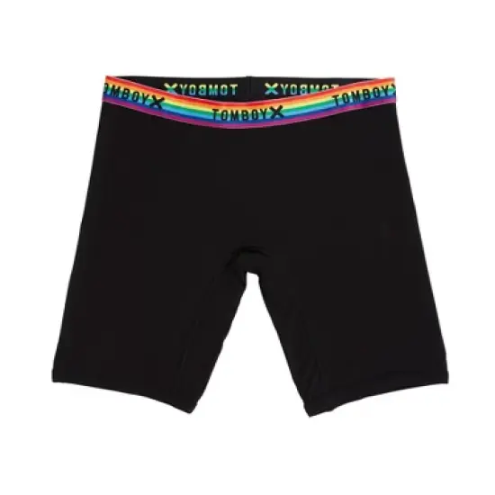TomboyX 9" Inseam Boxer Briefs Underwear, Modal Stretch Comfortable Bike Shorts image {3}