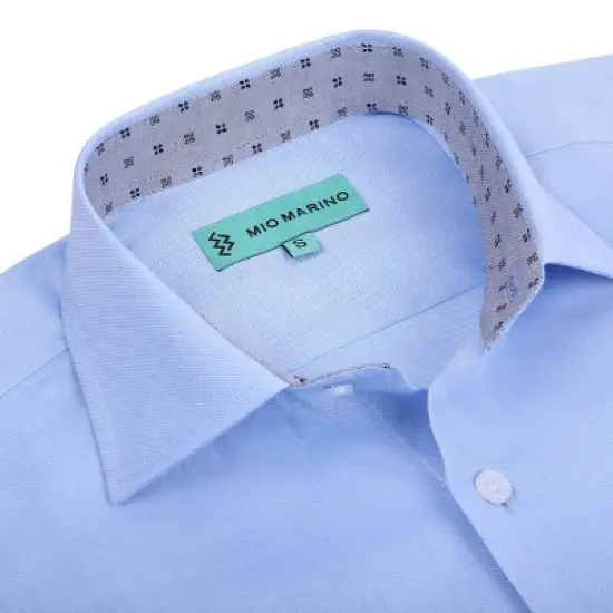 Mio Marino | Men's Oxford Slim Fit Shirt image {2}
