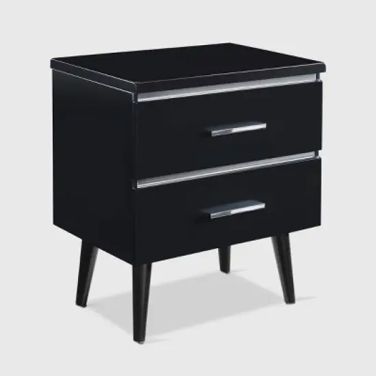 Lennox 2 Drawer Nightstand - Adore Decor image {8}