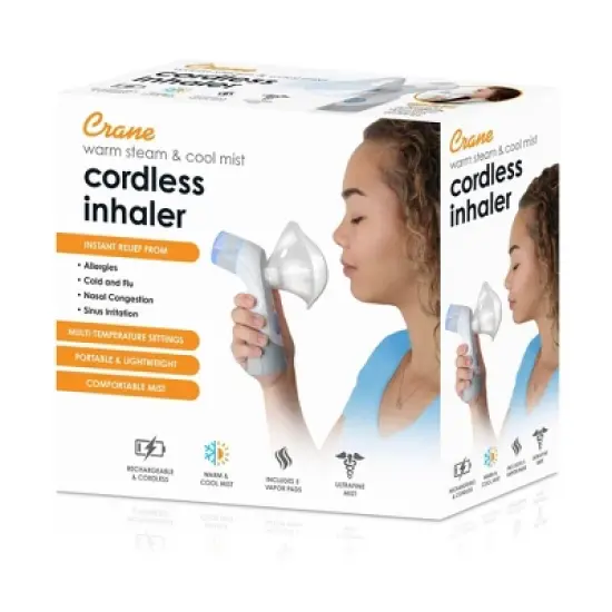 Crane Personal Cool & Warm Mist Cordless Inhaler - 30ml image {1}