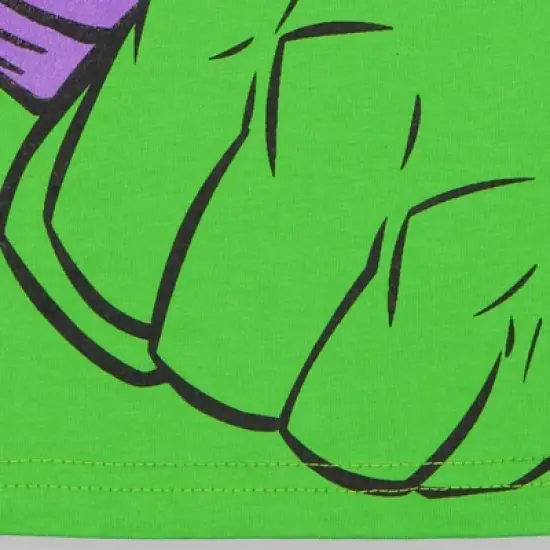 Marvel Avengers Spider-Man Hulk Graphic T-Shirt and Bike Shorts Outfit Set Toddler to Big Kid image {7}