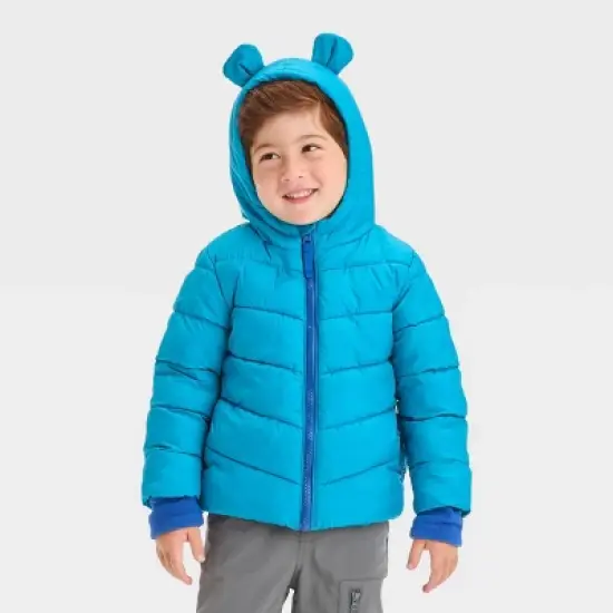 Toddler Puffer Jacket - Cat & Jack&trade; Blue image {3}