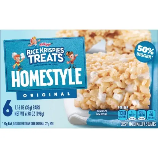 Rice Krispies Treats Homestyle Original - 6.98oz/6ct image {7}