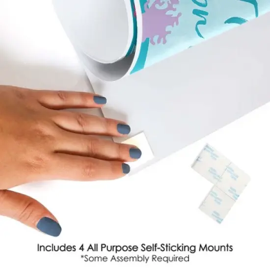 Big Dot of Happiness Narwhal Girl - Under The Sea Baby Shower or Birthday Party Decorations Party Banner image {5}