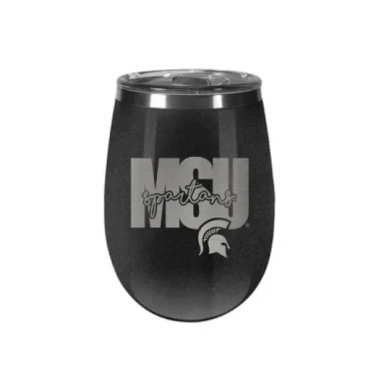 NCAA Michigan State Spartans 10oz Onyx Wine Tumbler image {3}