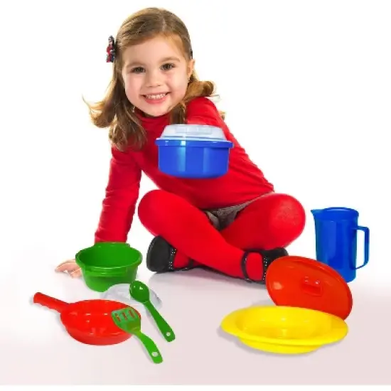 Kidzlane Play Pots and Pans Sets for Kids - Multicolored image {2}