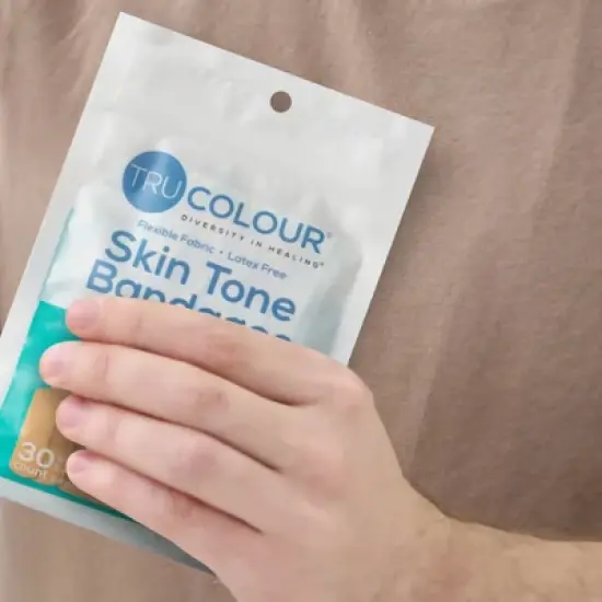 TruColour Skin Tone Shade Spot Adhesive Bandages, Beige image {3}