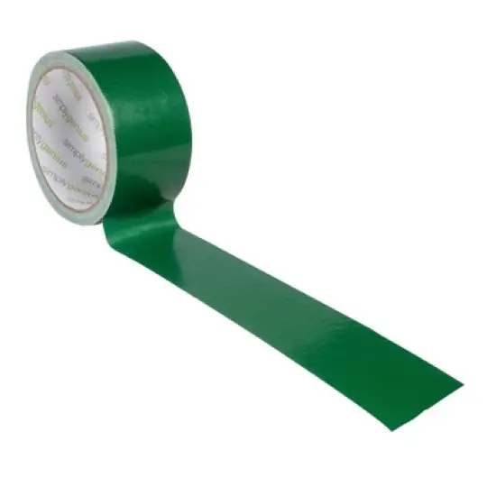 Simply Genius Art & Craft Duct Tape, Heavy Duty Craft Supplies for Kids & Adults, Colored Tape, 1.8 in x 10 yards (Green, Single roll) image {2}