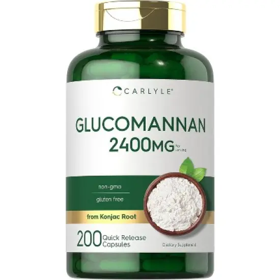 Carlyle Glucomannan 2400mg | 200 Capsules image {3}