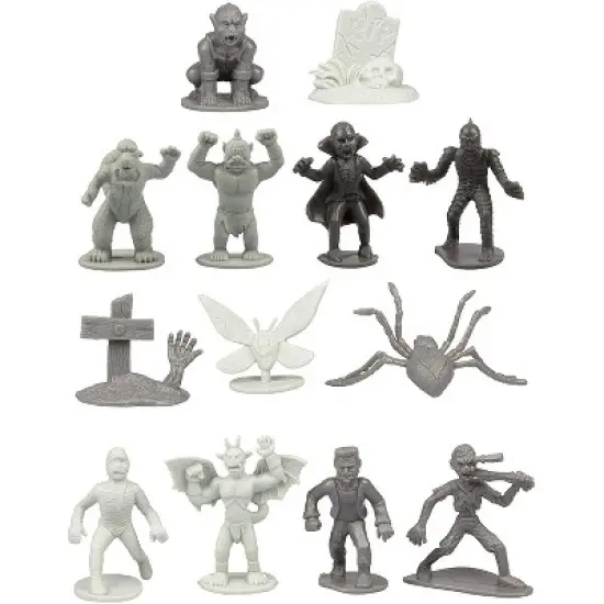 Hingfat Monster Mini Action Figure Toy Playset, 100 Pieces image {1}