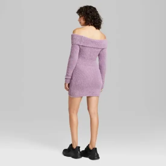 Women's Long Sleeve Mini Sweater Dress - Wild Fable&trade; image {2}