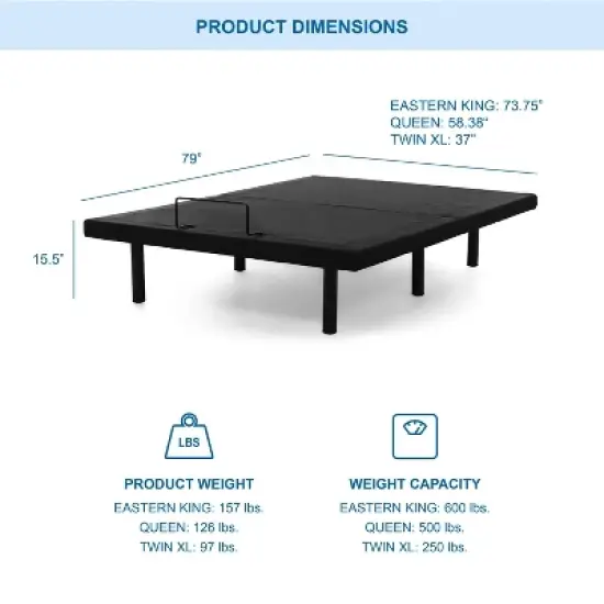 Serene Programable Positions with Adjustable Bed Frame - HOMES: Inside + Out image {5}
