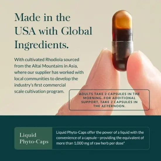 Gaia Herbs Adrenal Health Daily Support - Herbal Supplement to Help Maintain Healthy Energy and Stress Levels image {3}